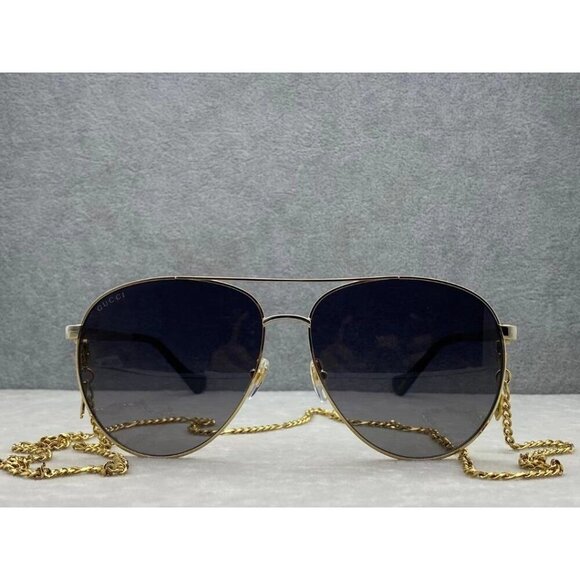 NWT Gucci GG1088S - 001 Aviator Chain Sunglasses main image 11
